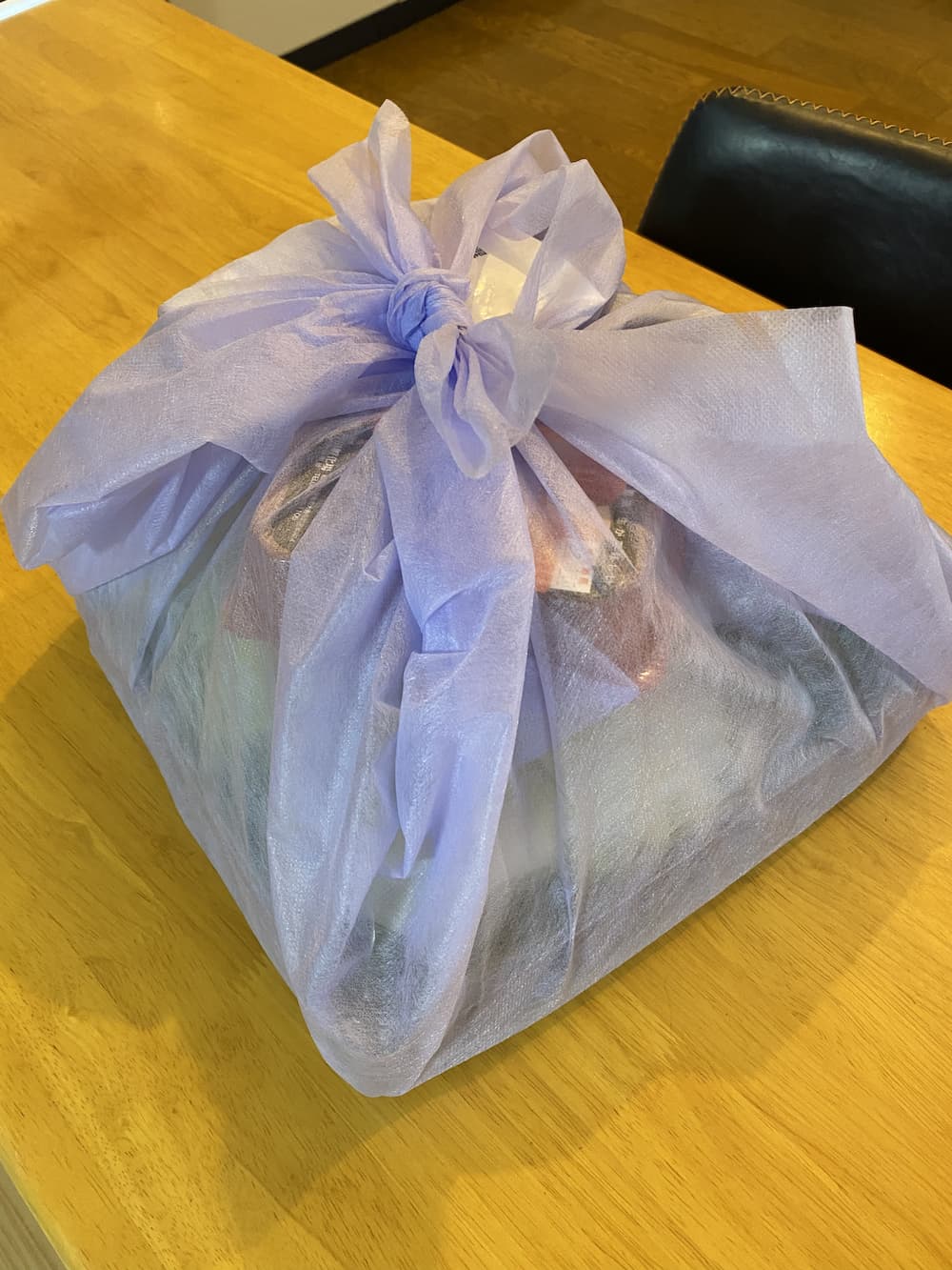 BBQセットが冷蔵庫に入ってる