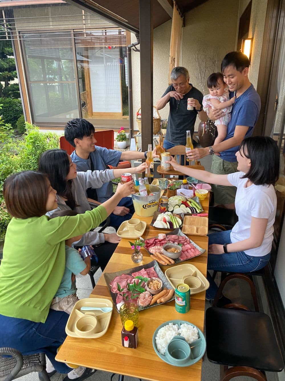 野はら邸バーベキューテラス