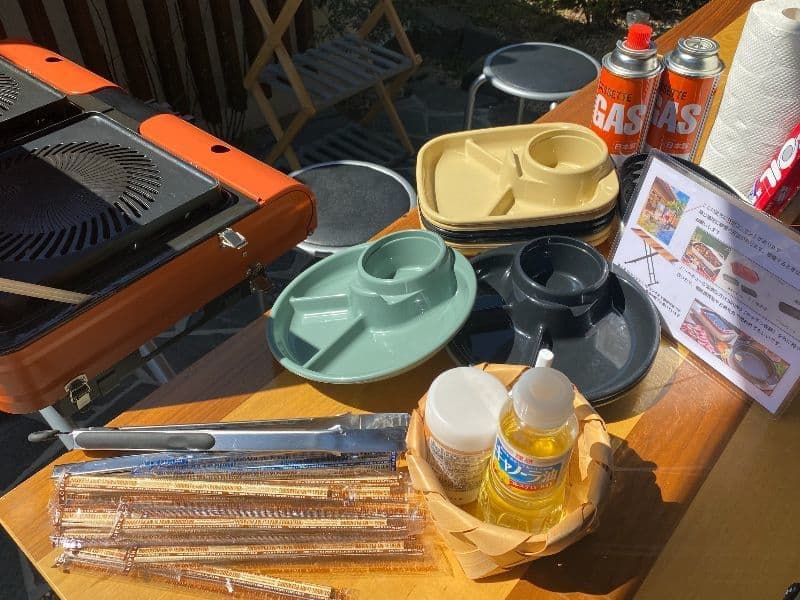 無料で貸し出しの道具